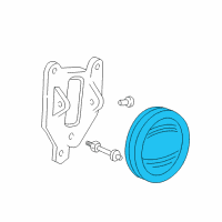 OEM 2001 Lincoln Navigator Fog Light Lens Diagram - F85Z15200AC