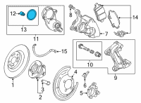 OEM 2022 Chevrolet Bolt EUV Actuator Repair Kit Diagram - 13590536