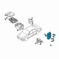 OEM Infiniti M45 Block-Junction Diagram - 24350-CR900