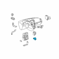 OEM Lexus RX400h Multiplex Tilt & Telescopic Computer Diagram - 89227-48020