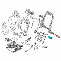 OEM 2019 BMW i8 Seat Module Diagram - 61-35-9-459-682