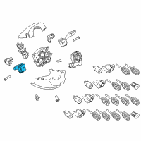 OEM 2017 Ford Escape Signal Switch Diagram - F1FZ-13341-B