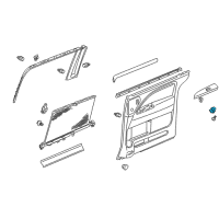 OEM 2005 Honda Odyssey Switch Assembly, Rear Power Window Diagram - 35770-SHJ-A21