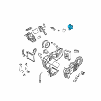 OEM 2008 Hyundai Veracruz Mode Door Actuator Motor Diagram - 97942-3J000