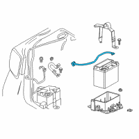 OEM Chevrolet Impala Vent Hose Diagram - 23157692