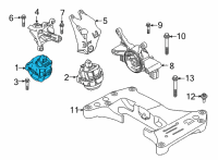 OEM 2022 BMW X3 ENGINE MOUNT, RIGHT Diagram - 22-11-9-894-850