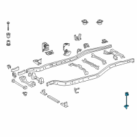 OEM Toyota Spare Carrier Diagram - 51900-34050