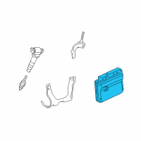 OEM 2013 Lexus RX350 Engine Control Computer Diagram - 89661-0E491