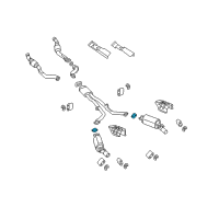 OEM Pontiac GTO Gasket-Catalytic Converter Pipe Diagram - 92111705