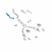 OEM 2005 Pontiac GTO 3Way Catalytic Convertor Assembly (W/ Exhaust Manifold P Diagram - 92161756