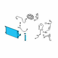 OEM 2005 Buick Rendezvous Condenser Diagram - 10357778