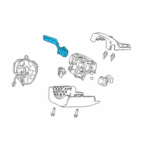 OEM Lincoln Signal Switch Diagram - G3GZ-13341-BB