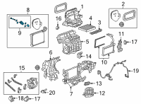 OEM Chevrolet Silverado 1500 Expansion Valve Diagram - 84502374