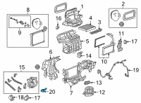 OEM 2021 Chevrolet Silverado 1500 Sensor Diagram - 39090811