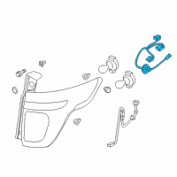 OEM 2014 Ford Explorer Socket & Wire Diagram - BB5Z-13410-B