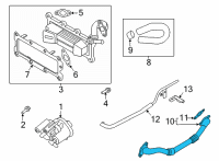 OEM Hyundai Pipe Assembly-EGR, C Diagram - 28410-2S020