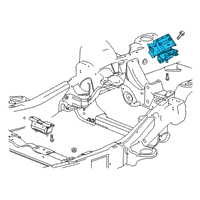 OEM 2021 Chevrolet Silverado 1500 Front Mount Diagram - 84497437