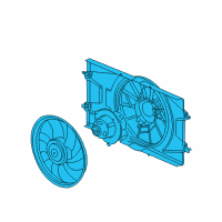 OEM 2004 Saturn Ion Fan Assembly Diagram - 15860809