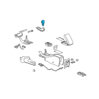 OEM 2010 Chevrolet Malibu Knob Asm-Automatic Transmission Control Lever *Cashmere E Diagram - 20906057