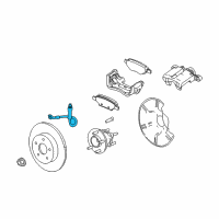 OEM 2005 Buick Terraza Hose Asm-Rear Brake Diagram - 15899074