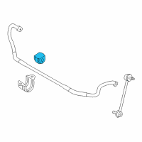 OEM BMW 335is Stabilizer Rubber Mounting Diagram - 31-35-6-765-574