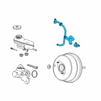 OEM Cadillac ATS Vacuum Hose Diagram - 23114572