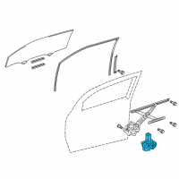 OEM 2016 Scion tC Window Motor Diagram - 85720-21050