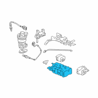 OEM 2011 Acura RL Canister Assembly Diagram - 17011-SJA-A01