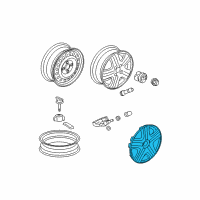 OEM Honda Fit Trim Assembly, Wheel (14X5 1/2Jj) Diagram - 44733-SLN-A01