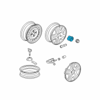 OEM 2008 Honda Fit Cap, Aluminum Wheel Center Diagram - 44732-S2G-010