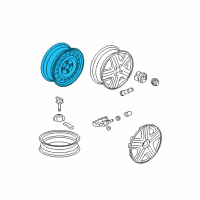 OEM 2008 Honda Fit Disk, Wheel (14X5 1/2Jj) (Tpms) (Topy) Diagram - 42700-SLN-A12