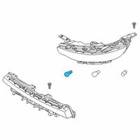 OEM Kia Soul Bulb Diagram - 1864421058S