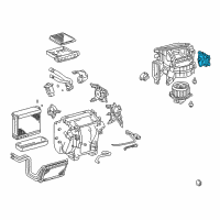 OEM Lexus Damper Servo Sub Assembly Diagram - 87106-35150