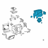 OEM 2003 Toyota 4Runner Blower Assembly Diagram - 87130-35151