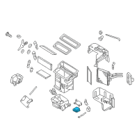 OEM Infiniti QX4 Air Mix Actuator Assembly Diagram - 27732-1W601