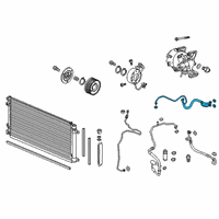 OEM Honda Pipe Comp Heat Ex Diagram - 80331-TBC-A01