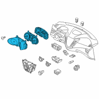 OEM Hyundai Veloster Cluster Assembly-Instrument Diagram - 94031-2V201