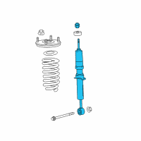 OEM Lexus LX570 Shock Absorber Diagram - 4851069695