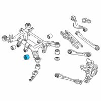 OEM 2016 BMW 750i Rubber Mounting Diagram - 33-32-6-861-133