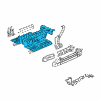 OEM 2004 Honda S2000 Floor, FR. Diagram - 65100-S2A-A03ZZ