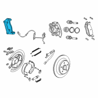 OEM 2008 Dodge Durango Adapter-Disc Brake CALIPER Diagram - 5080566AD