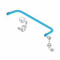 OEM BMW 535xi Stabilizer, Rear Diagram - 33-50-6-770-340