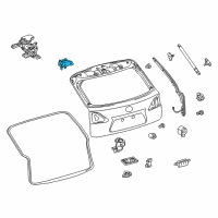 OEM 2018 Toyota Sienna Hinge Diagram - 68810-0E020