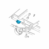 OEM 1996 Dodge Grand Caravan Bracket Diagram - 4684171AB