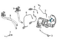 OEM 2020 Chevrolet Silverado 1500 Exhaust Temperature Sensor Diagram - 55491111