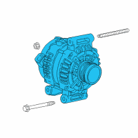 OEM Chevrolet Malibu Alternator Diagram - 13534118