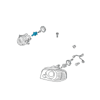 OEM Kia Optima Bulb Diagram - 1864965001