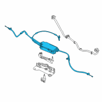 OEM 2016 Hyundai Equus Parking Brake Assembly-Electronic Diagram - 59700-3N600