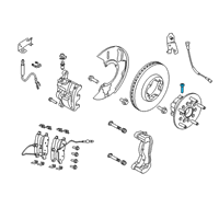 OEM 2019 Ford Transit-250 Hub Assembly Wheel Bolt Diagram - -W714650-S442