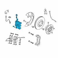 OEM Ford Transit-250 CALIPER ASY - BRAKE - LESS PAD Diagram - LK4Z-2B120-A